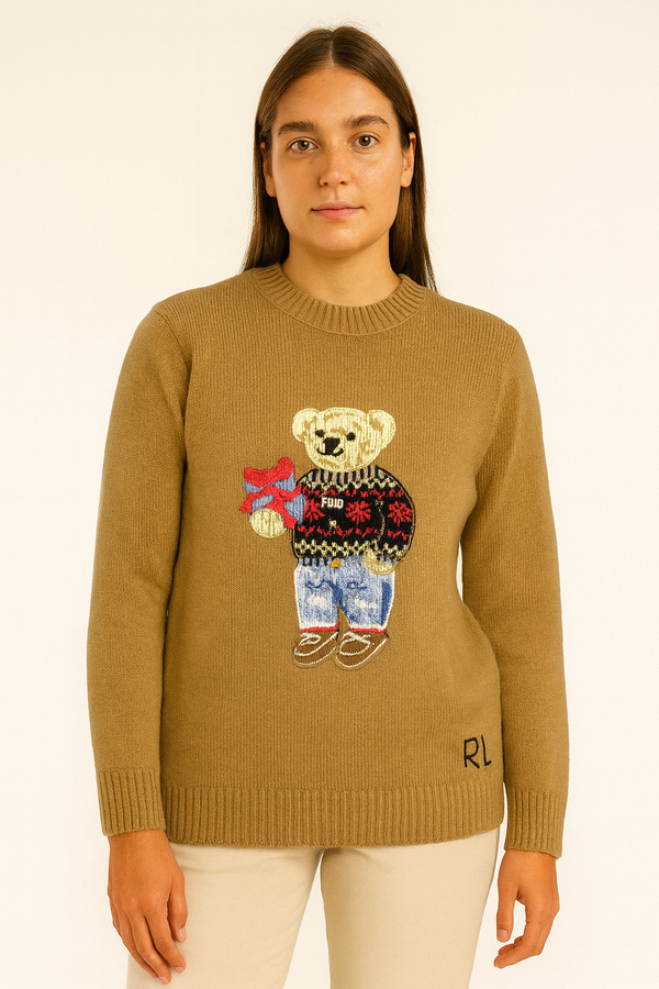 Bear Knit sweater (RL) (High Copy)