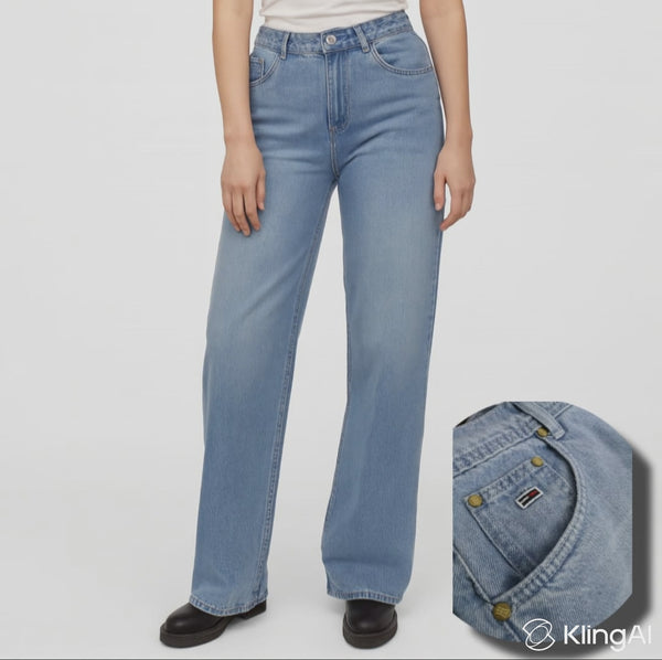 Tommy Hilfiger WIDE LEG women's pants